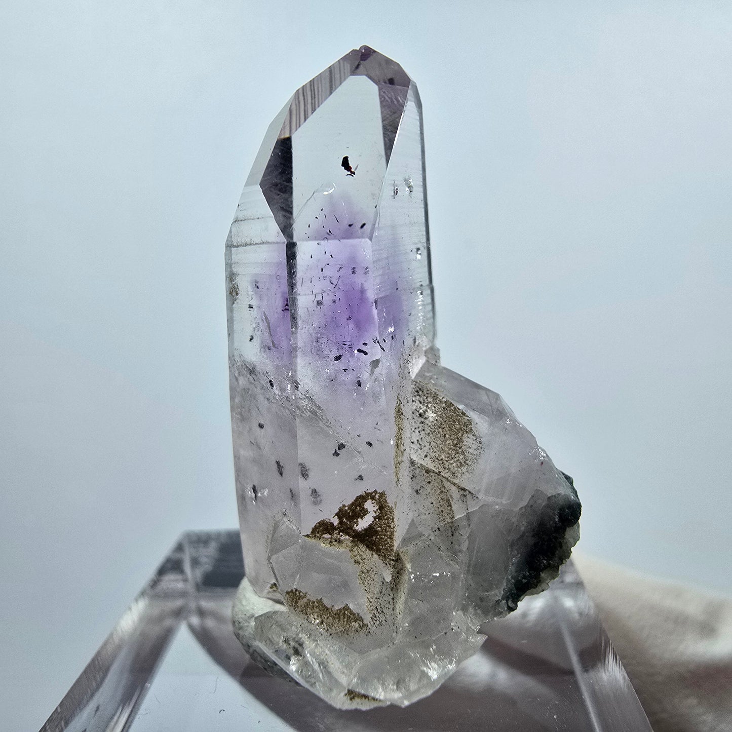 Harlekin Lemurian Phantom Amethyst Stufe Streep Mine Goboboseb, Namibia 31*24*18mm