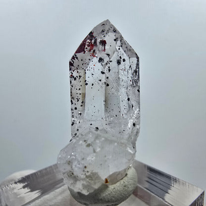 Clear Harlequin Phantom Quartz Point Streep Mine Goboboseb, Namibia 31*18*13mm 