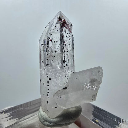Clear Harlequin Phantom Quartz Point Streep Mine Goboboseb, Namibia 31*18*13mm 