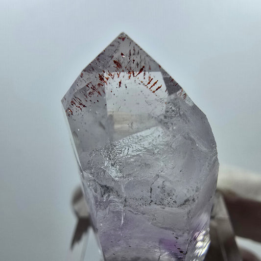 Harlekin Lemurian Phantom Amethyst Streep Mine Goboboseb, Namibia 35*19*16mm