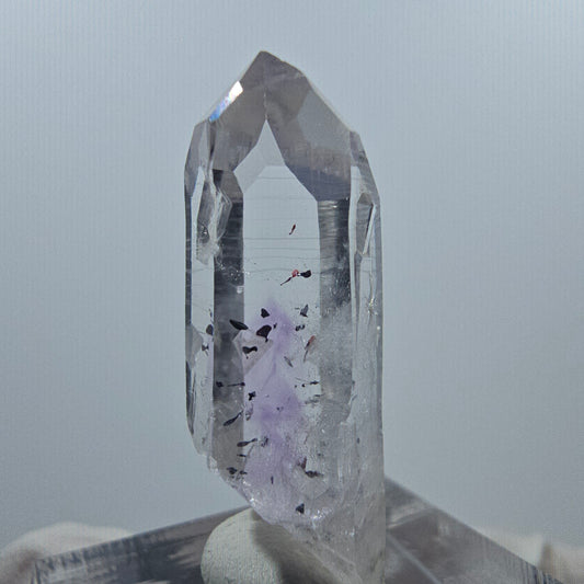 Harlekin Lemurian Phantom Amethyst Streep Mine Goboboseb, Namibia 31*11*9mm