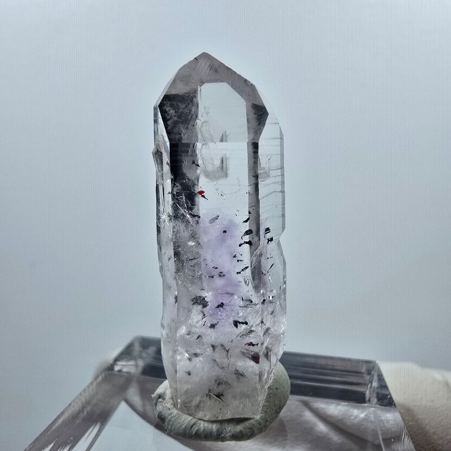 Harlekin Lemurian Phantom Amethyst Streep Mine Goboboseb, Namibia 31*11*9mm