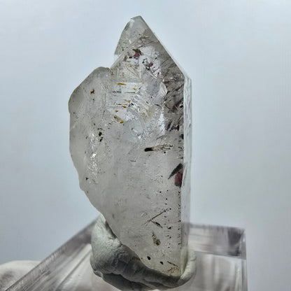 Klare Harlekin, Epidot Quarz Spitze Streep Mine Goboboseb, Namibia 35*16*15mm