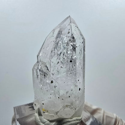 Phantom Hämatit Lemurian Quarz Spitze Streep Mine Goboboseb, Namibia 41*23*18mm