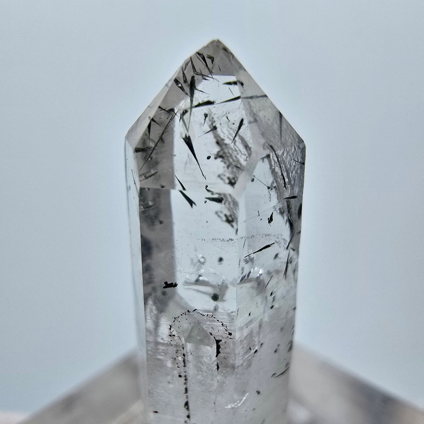 Klare Epidot Phantom Quarz Spitze Streep Mine Goboboseb, Namibia 28*10*7mm