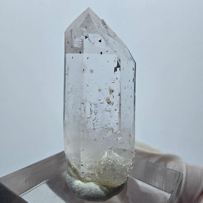 Phantom Hämatit Lemurian Quarz Spitze Streep Mine Goboboseb, Namibia 33*20*13mm