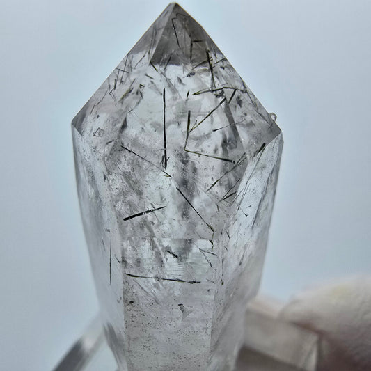 Klare Epidot Phantom Quarz Spitze Streep Mine Goboboseb, Namibia 41*19*16mm