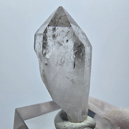 Klare Epidot Phantom Quarz Spitze Streep Mine Goboboseb, Namibia 41*19*16mm