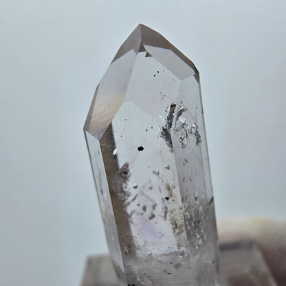 Lemurian Phantom Amethyst Hämatit Spitze Streep Mine Goboboseb, Namibia 35*11*10mm