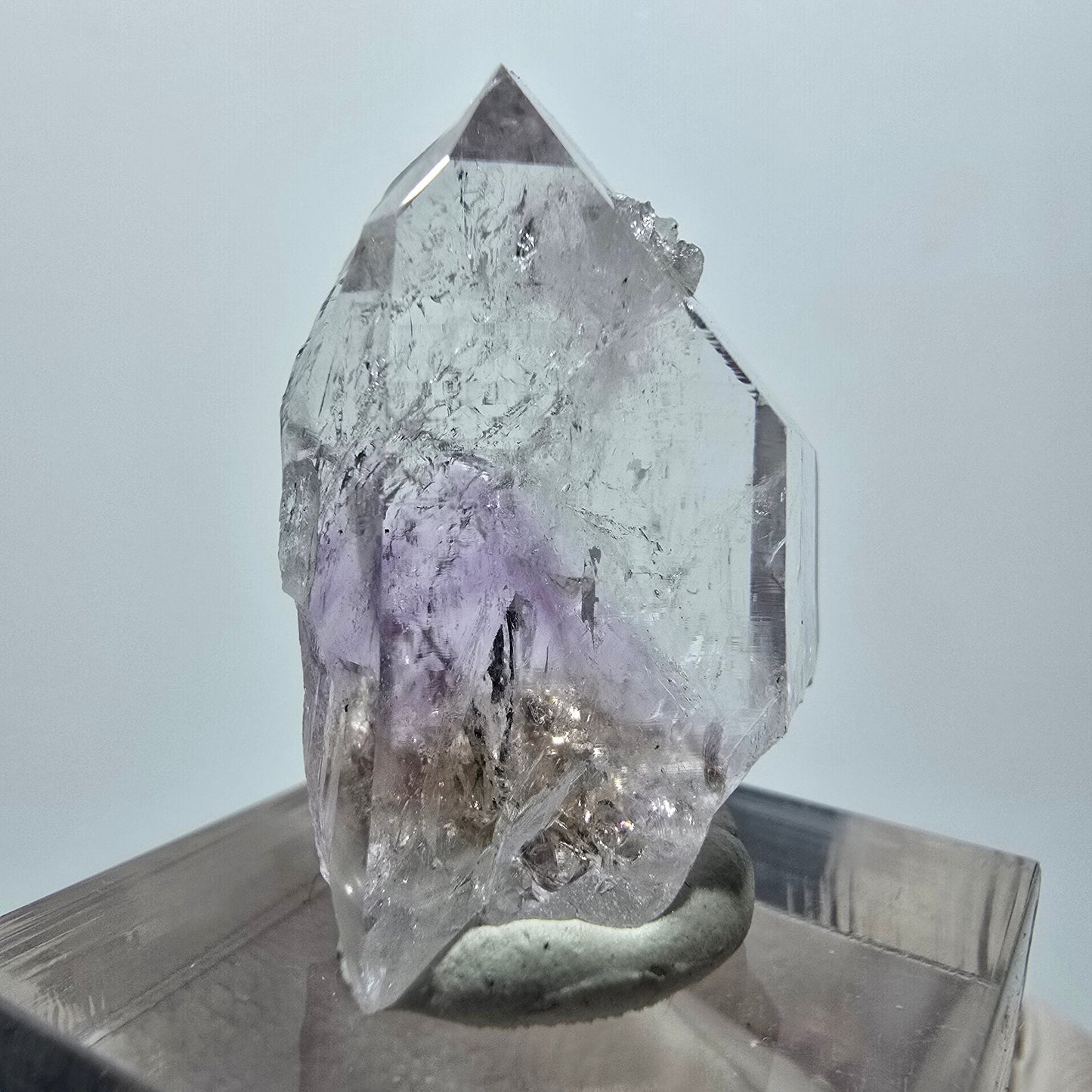 Lemurian Phantom Amethyst Spitze Streep Mine Goboboseb, Namibia 32*21*15mm