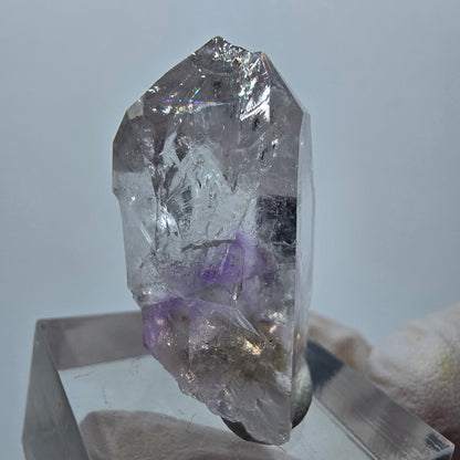 Lemurian Phantom Amethyst Spitze Streep Mine Goboboseb, Namibia 32*21*15mm