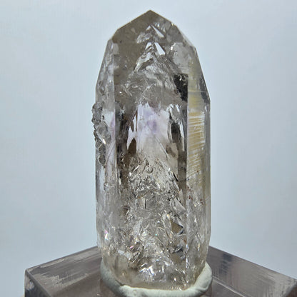 Enhydro Lemurian Quartz with Analcim, 1x Bubble Streep Mine Goboboseb, Namibia 37*18*18mm 