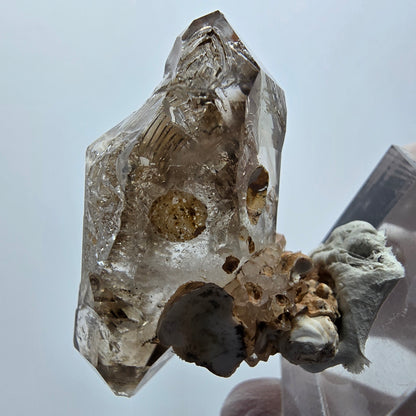Phantom Skeleton Smoky Double-Terminated Quartz with Matrix Goboboseb, Namibia 39*28*17mm 