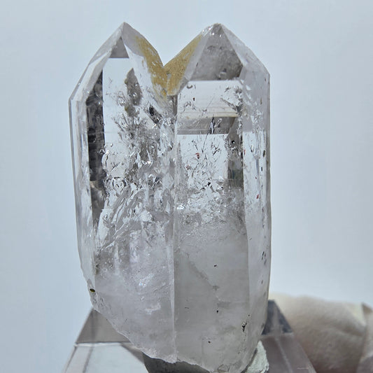 Enhydro Phantom Hämatit Quarz, Analcim, 3x Blase Streep Mine Goboboseb Namibia 38*20*15mm