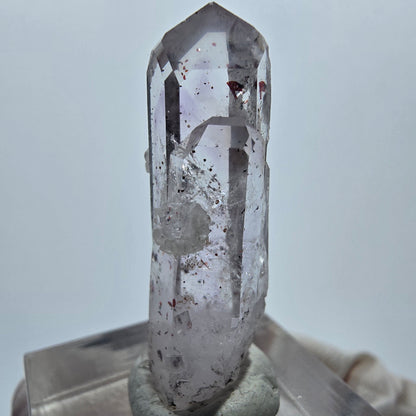 Enhydro Harlequin Lemurian Amethyst with Analcim Streep Mine Goboboseb, Namibia 33*11*10mm 