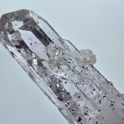 Enhydro Harlequin Lemurian Amethyst with Analcim Streep Mine Goboboseb, Namibia 33*11*10mm 