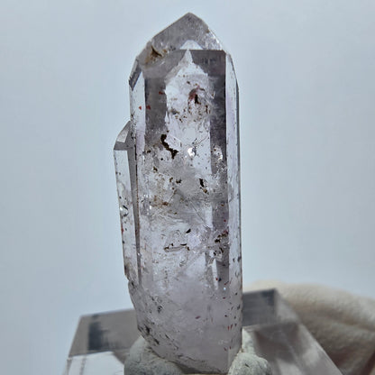 Enhydro Harlequin Lemurian Amethyst with Analcim Streep Mine Goboboseb, Namibia 33*11*10mm 