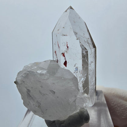 Harlekin Lemurian Phantom Quarz Spitze Streep Mine Goboboseb, Namibia 34*21*20mm