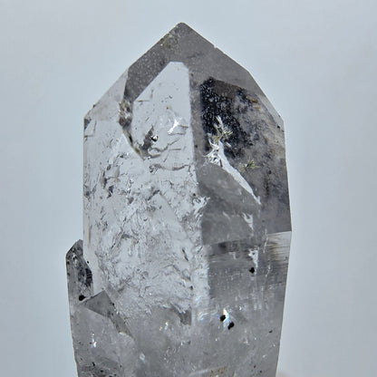 Enhydro Lemurian Phantom Quarz, Hämatit, 1x Blase Streep Mine Goboboseb Namibia 46*17*16mm