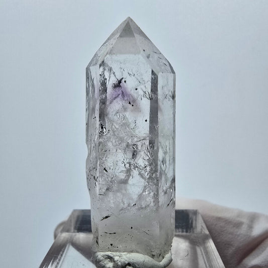 Enhydro Lemurian Phantom Amethyst mit Epidot Streep Mine Goboboseb, Namibia 39*14*13mm