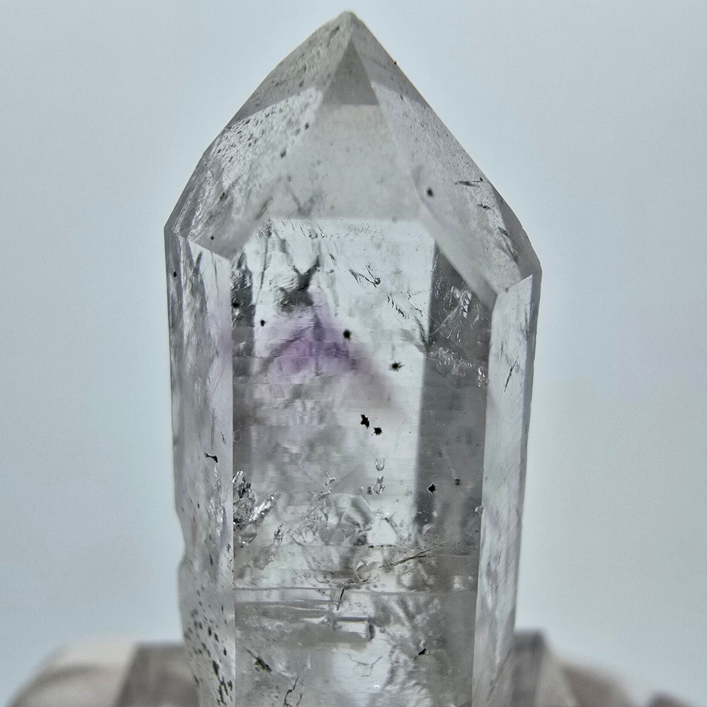 Enhydro Lemurian Phantom Amethyst mit Epidot Streep Mine Goboboseb, Namibia 39*14*13mm