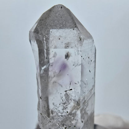 Enhydro Lemurian Phantom Amethyst mit Epidot Streep Mine Goboboseb, Namibia 39*14*13mm