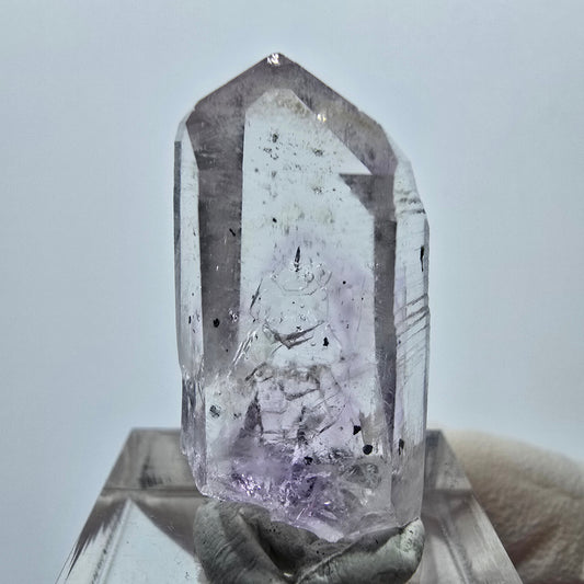 Enhydro Lemurian Phantom Amethyst, Hämatit, 3x Blase Streep Mine Gobo. Namibia 31*15*10mm