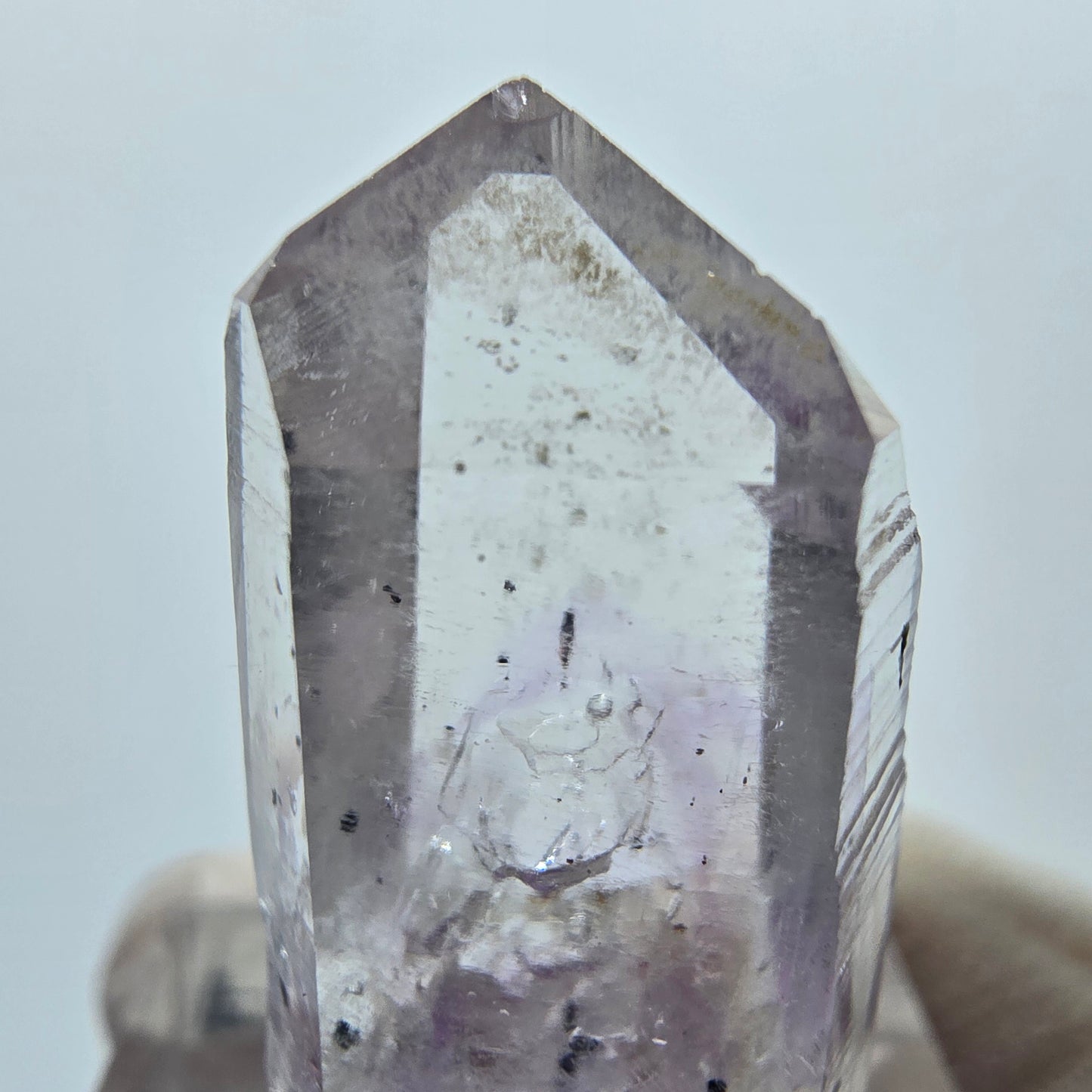Enhydro Lemurian Phantom Amethyst, Hämatit, 3x Blase Streep Mine Gobo. Namibia 31*15*10mm