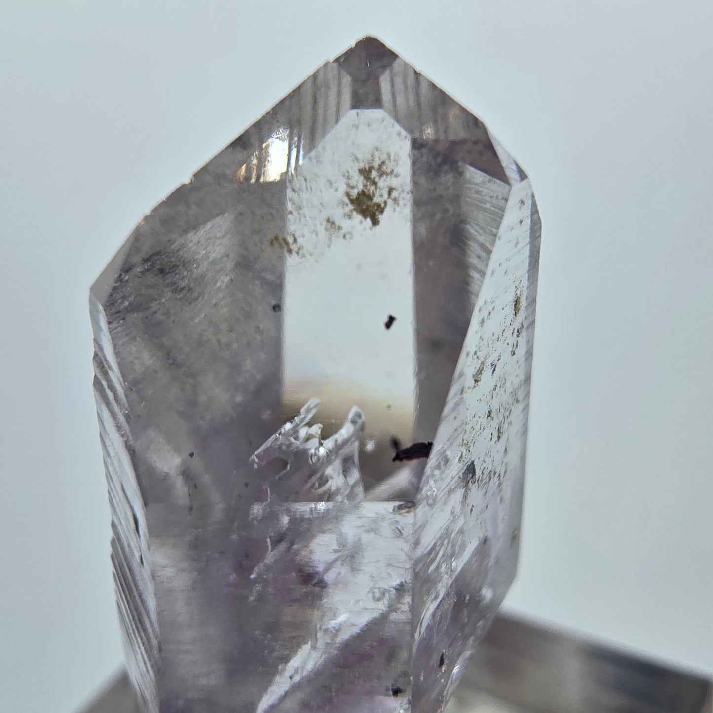 Enhydro Lemurian Phantom Amethyst, Hämatit, 3x Blase Streep Mine Gobo. Namibia 31*15*10mm