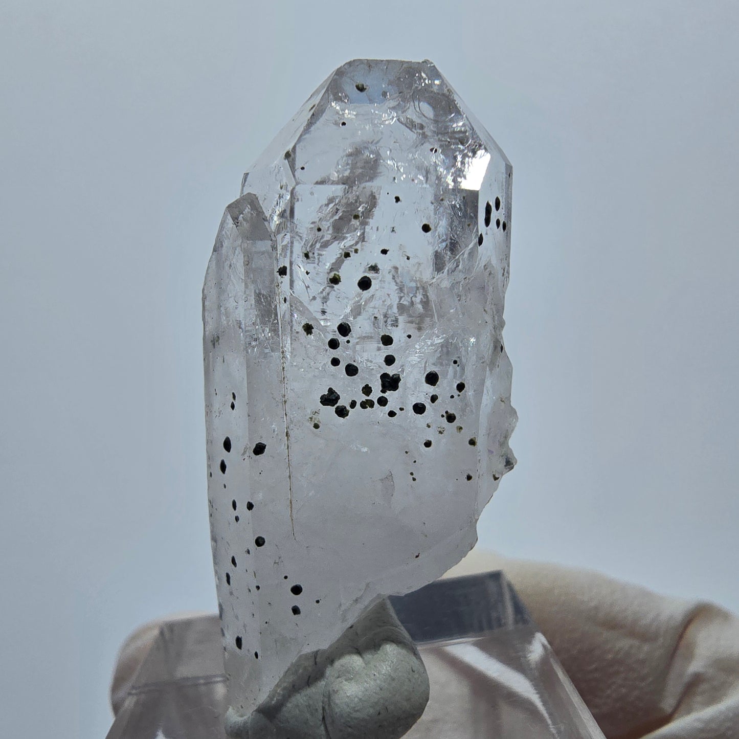 Skelett Hämatit Quarz Spitze Streep Mine Goboboseb, Namibia 38*19*14mm