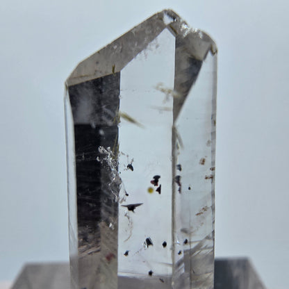 Lemurian Phantom Quarz mit Hämatit Streep Mine Goboboseb, Namibia 27*11*9mm