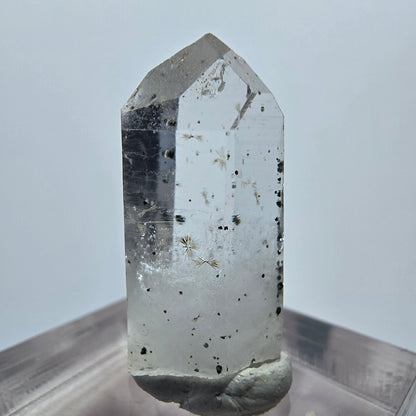 Lemurian Phantom Quarz mit Hämatit Streep Mine Goboboseb, Namibia 25*13*11mm