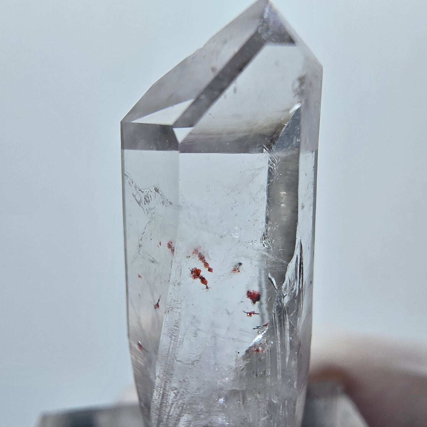 Harlekin Lemurian Phantom Amethyst Streep Mine Goboboseb, Namibia 32*10*8mm