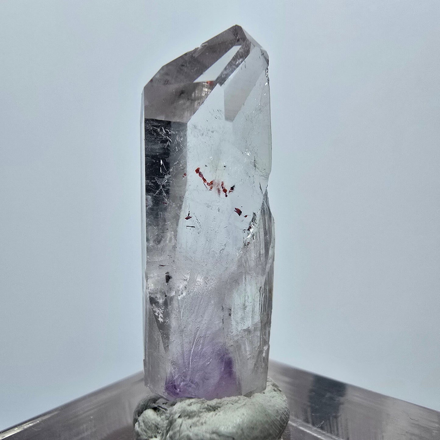 Harlekin Lemurian Phantom Amethyst Streep Mine Goboboseb, Namibia 32*10*8mm