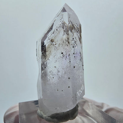 Enhydro Phantom Quarz mit Hämatit, 1x Blase Streep Mine Goboboseb, Namibia 38*17*14mm