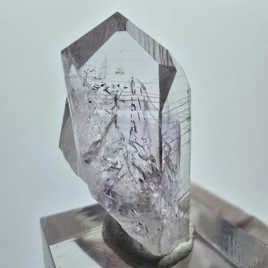 Enhydro Lemurian Phantom Amethyst, 2x Blase Streep Mine Goboboseb, Namibia 34*19*15mm