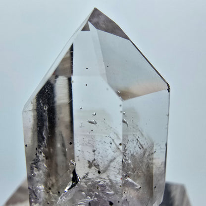 Lemurian Phantom Amethyst mit Hämatit Streep Mine Goboboseb, Namibia 26*16*10mm