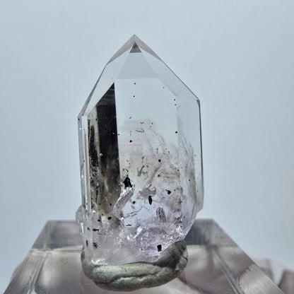 Lemurian Phantom Amethyst mit Hämatit Streep Mine Goboboseb, Namibia 26*16*10mm