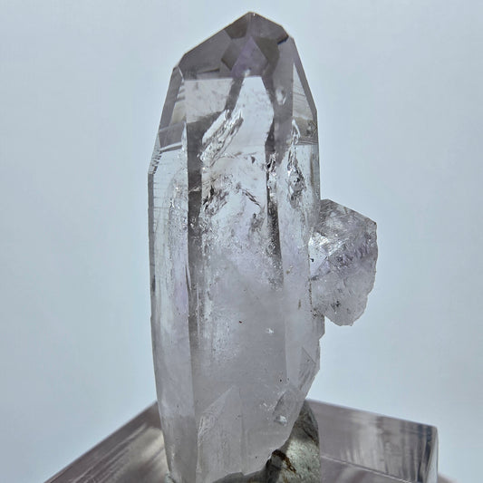 Enhydro Lemurian Phantom Amethyst, 1x Blase Streep Mine Goboboseb, Namibia 37*18*14mm