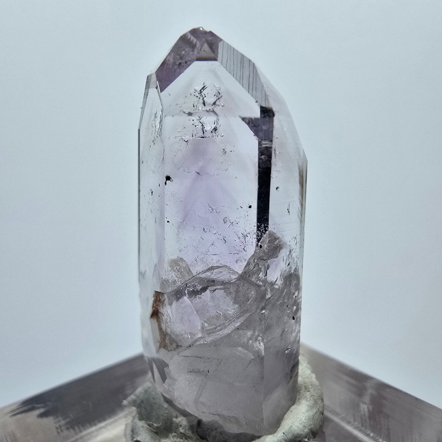 Lemurian Phantom Amethyst Spitze Streep Mine Goboboseb, Namibia 30*14*11mm