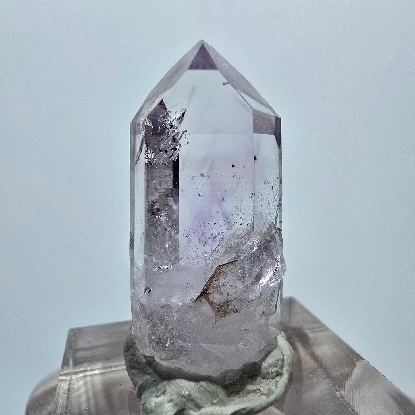 Lemurian Phantom Amethyst Spitze Streep Mine Goboboseb, Namibia 30*14*11mm