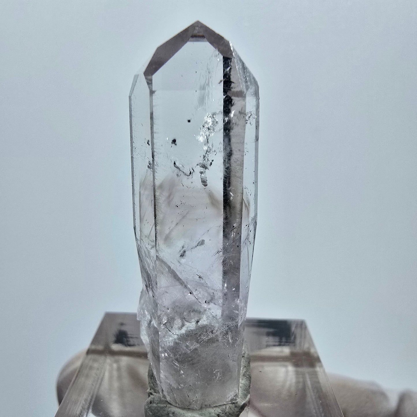 Lemurian Phantom Amethyst Spitze Streep Mine Goboboseb, Namibia 37*12*8mm