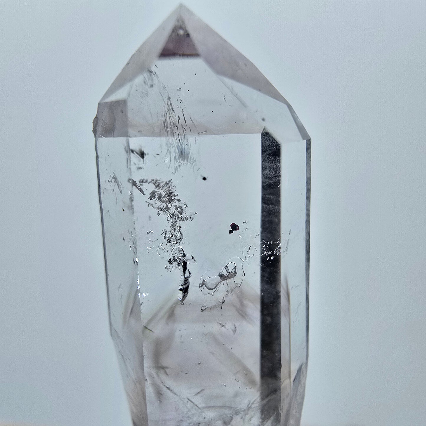 Lemurian Phantom Amethyst Spitze Streep Mine Goboboseb, Namibia 37*12*8mm