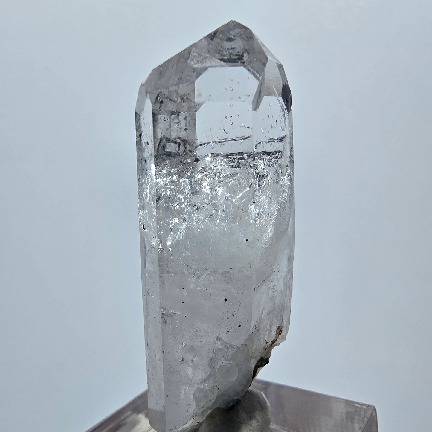 Lemurian Phantom Quarz Spitze Streep Mine Goboboseb, Namibia 44*16*11mm