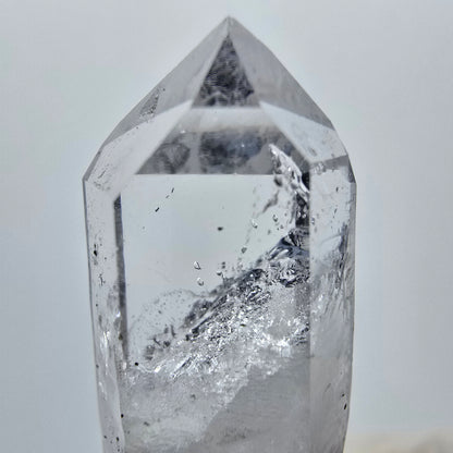 Lemurian Phantom Quarz Spitze Streep Mine Goboboseb, Namibia 44*16*11mm