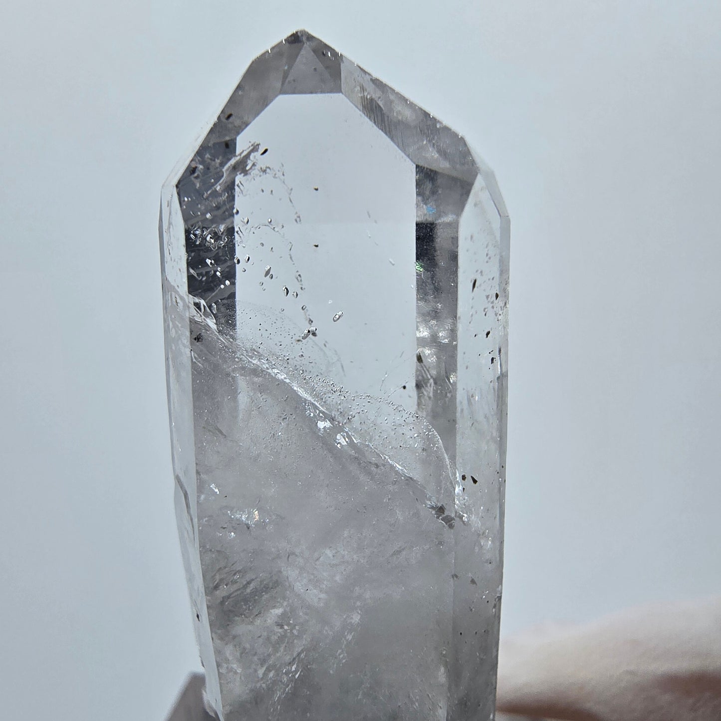Lemurian Phantom Quarz Spitze Streep Mine Goboboseb, Namibia 44*16*11mm