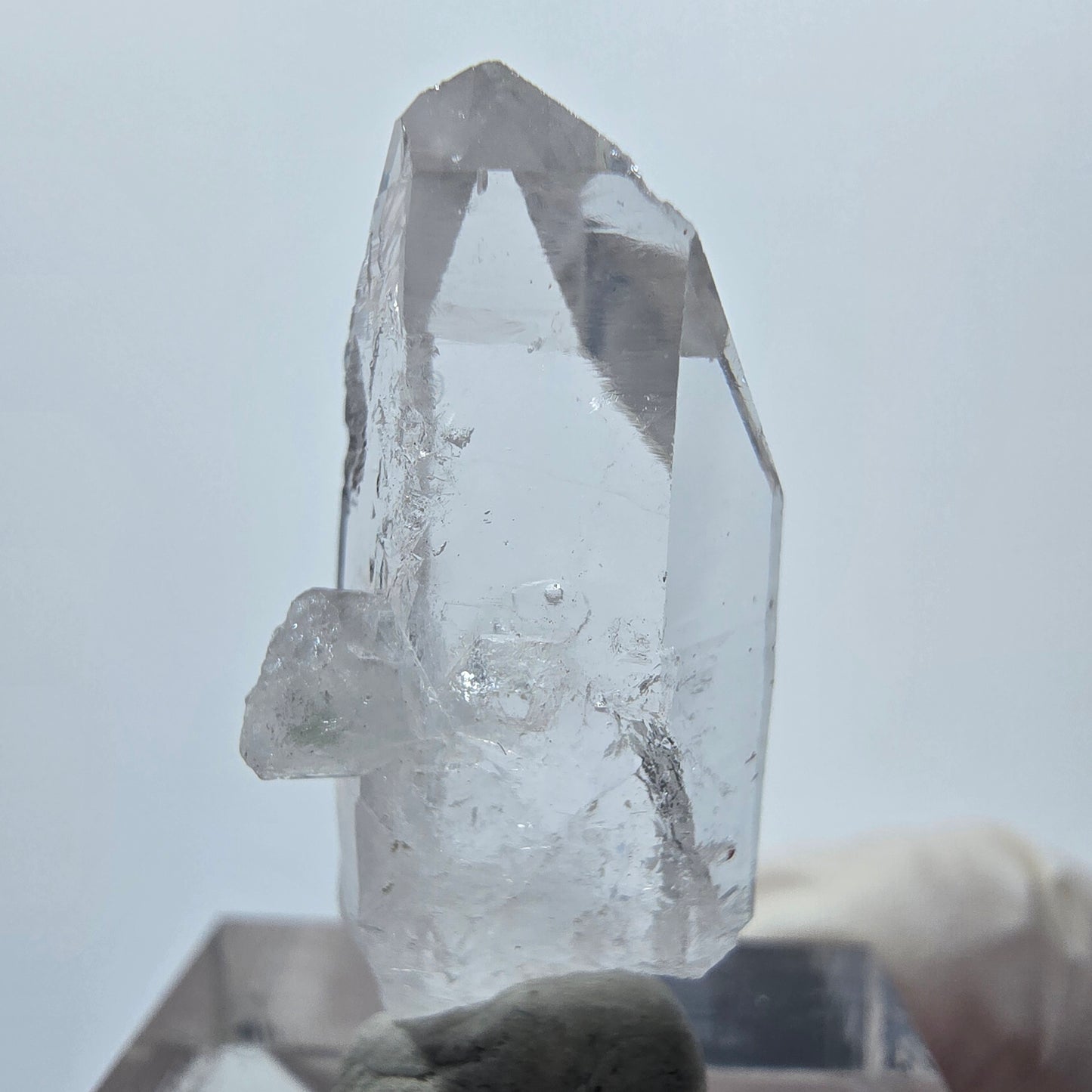 Enhydro Lemurian Phantom Quarz, 1x Blase Streep Mine Goboboseb, Namibia 32*12*11mm