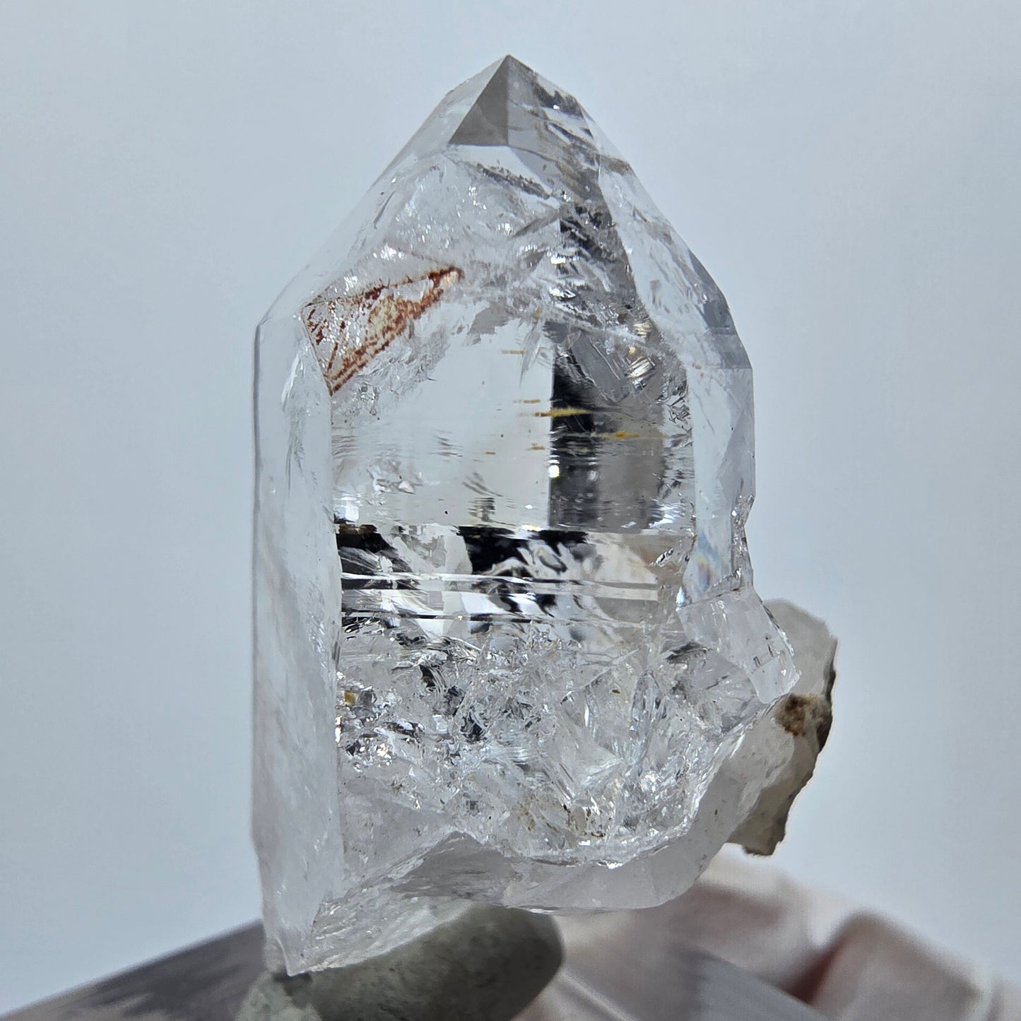 Enhydro Lemurian Phantom Quarz, 1x Blase Streep Mine Goboboseb, Namibia 40*24*22mm