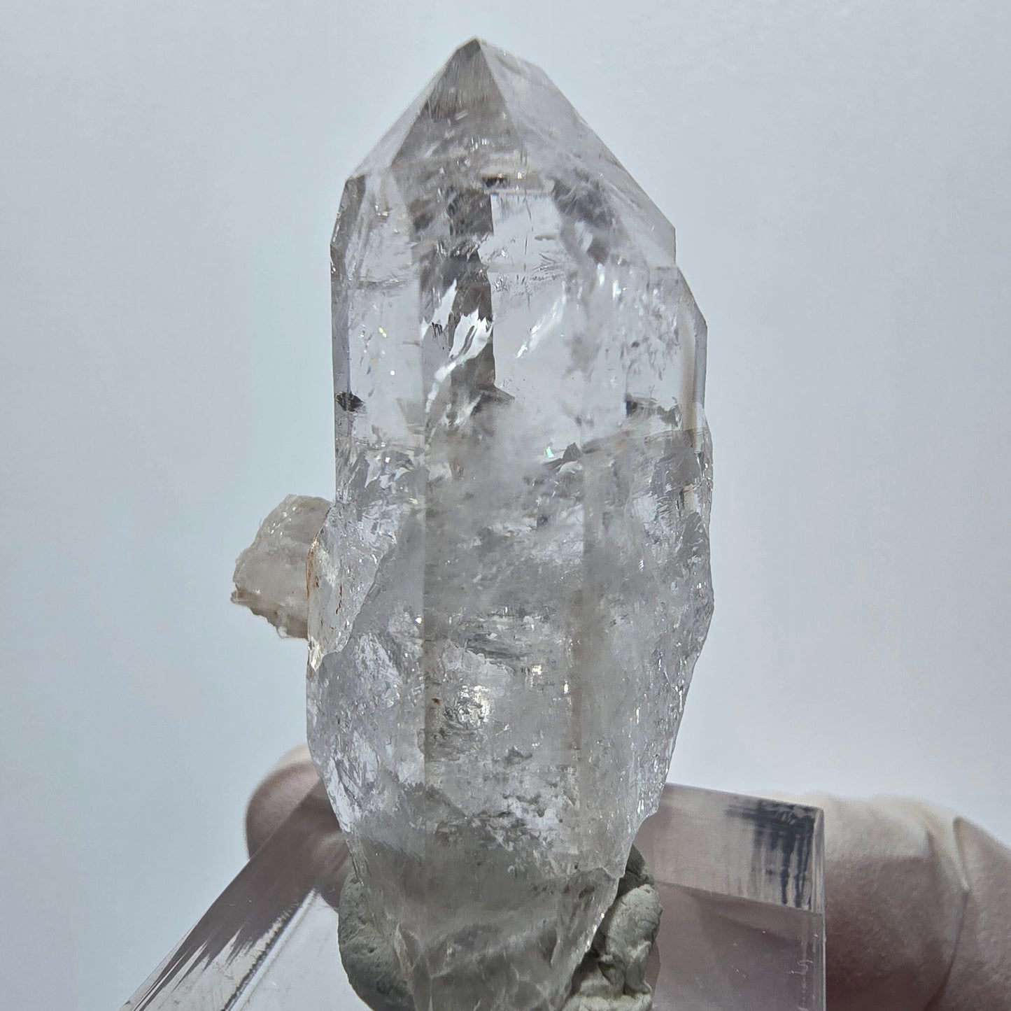 Enhydro Lemurian Phantom Quarz, 1x Blase Streep Mine Goboboseb, Namibia 40*24*22mm