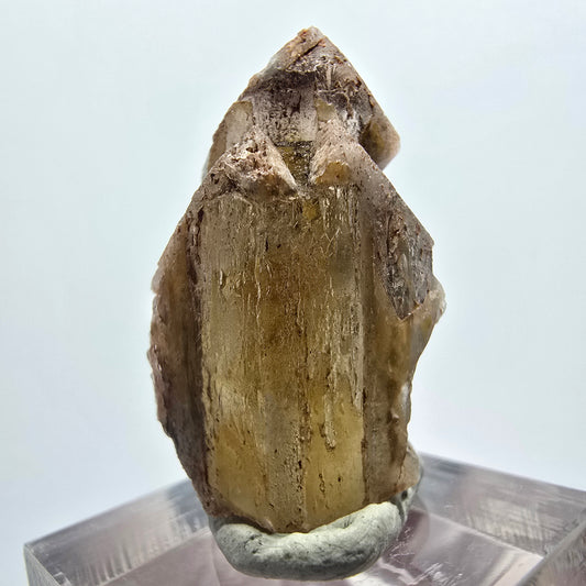 Seltener Baryt X Kristall, braun gelb Brukkaros, Namibia 33*18*17mm